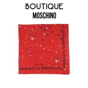 NEW! Boutique Moschino Starlight silk scarf✨